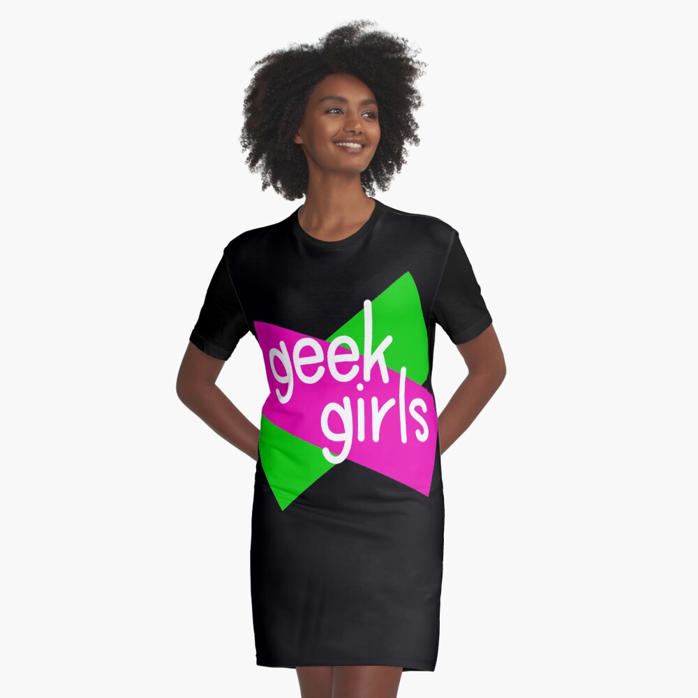 Geek girls have more fun Graphic T-Shirt Dress