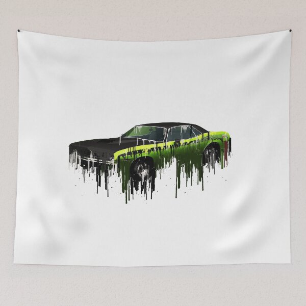 Item preview, Awesome Plymouth Cuda Liquid Metal Art designed and sold by FortyandDeuce.