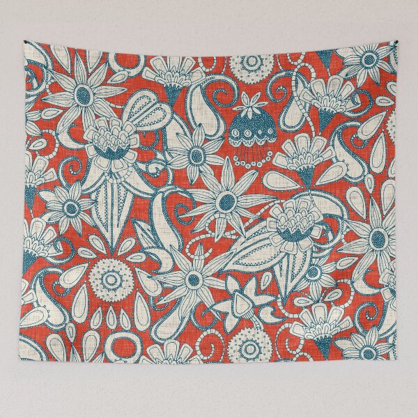 Item preview, sarilmak fire orange blue designed and sold by scrummy.