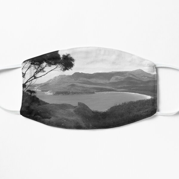 Wineglass Bay II - BW Flat Mask
