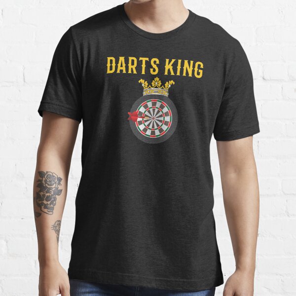 "Darts King Mens Dart Board Bullseye Crown" Tshirt for Sale by tshirtexpressiv Redbubble