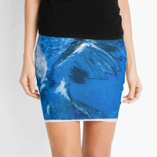 Soaring 2--Blue Eagle Mini Skirt