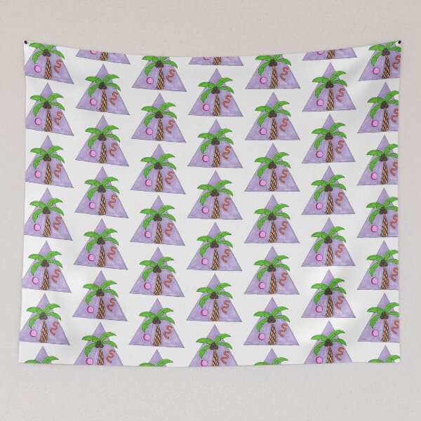 Aperçu de l'œuvre palmier paradis vaporwave créée et vendue par tipsytiger.
