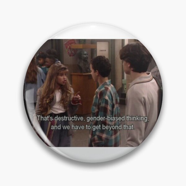 Item preview, Copy of Boy Meets World Quote- Feminist Topanga designed and sold by erinaceous.