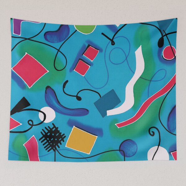 Item preview, Scribbly Geometric designed and sold by Leslie Rogers Todder.