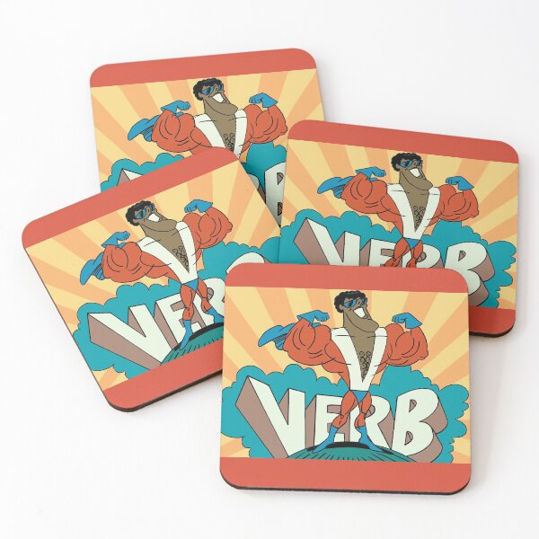 Item preview, Verb! designed and sold by 13thFloorDesign.