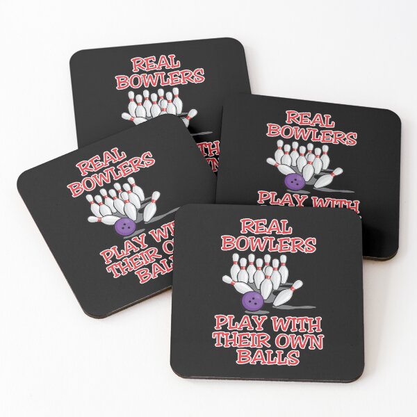 Item preview, Real Bowlers Play With Their Own Balls Bowling Design designed and sold by tshirtexpressiv.