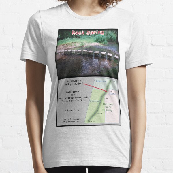 Rock Spring (summer) on the Natchez Trace Parkway. Essential T-Shirt
