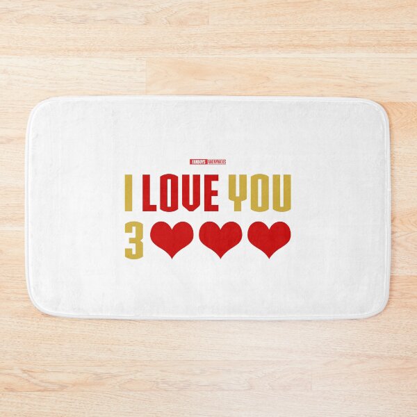 Item preview, I Love You 3000 v4 (red gold flat) designed and sold by Fanboys Anonymous.