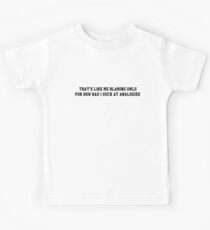 Blaming Owls Kids Tee