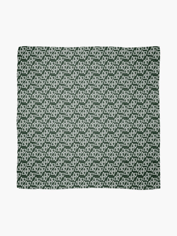 Alternate view of Math Binary Triangle Pattern Scarf