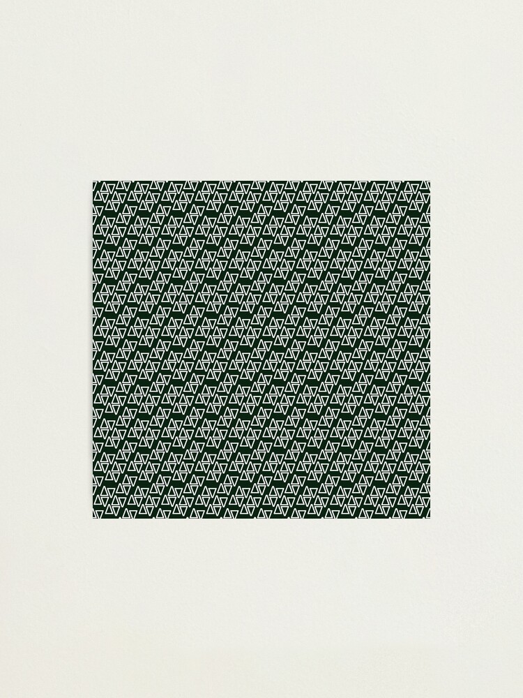 Alternate view of Math Binary Triangle Pattern Photographic Print