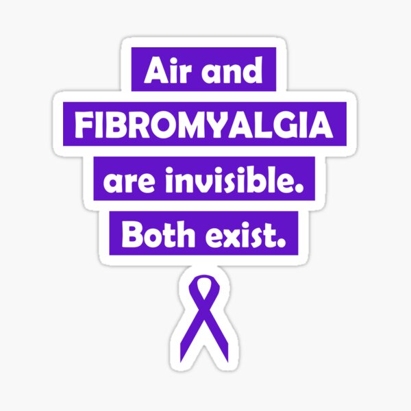 Fibromyalgia Invisible Illness Like Air Sticker