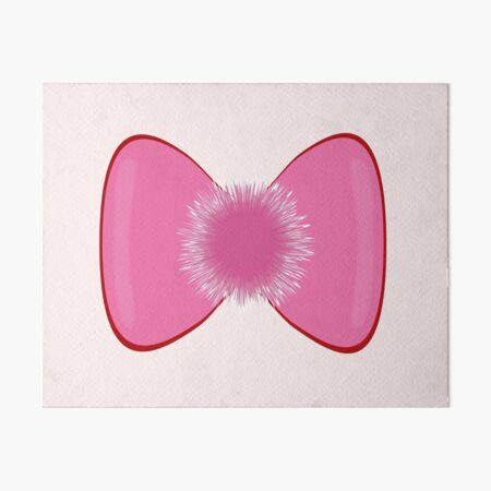 Bow Clipart Wall Art Redbubble - cute pink spooky eyeball bow tie roblox