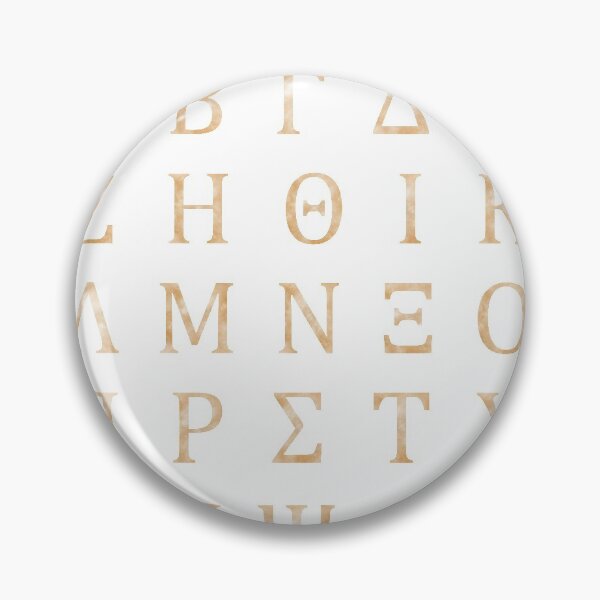 Item preview, Gold Greek Alphabet designed and sold by Carbon8.