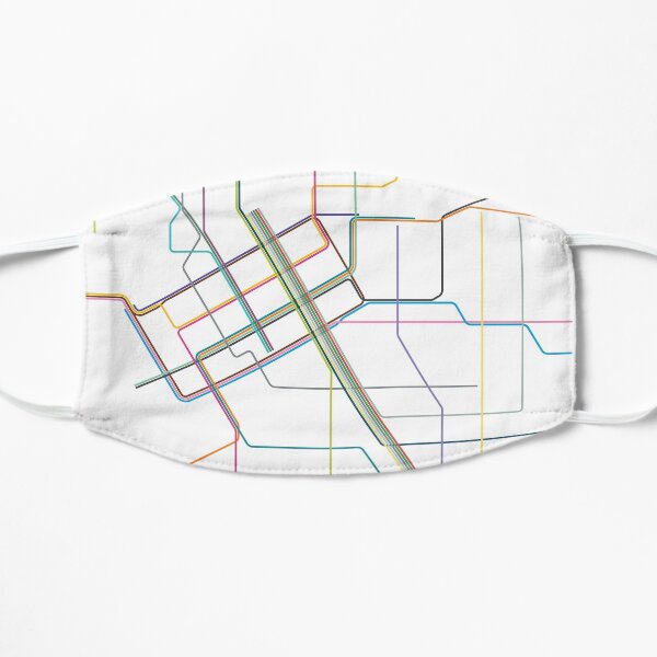 Melbourne Tram Map Mask