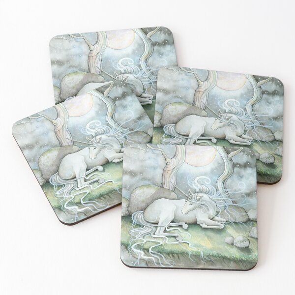 Item preview, Place of Peace Unicorn Fantasy Art by Molly Harrison designed and sold by Molly  Harrison.