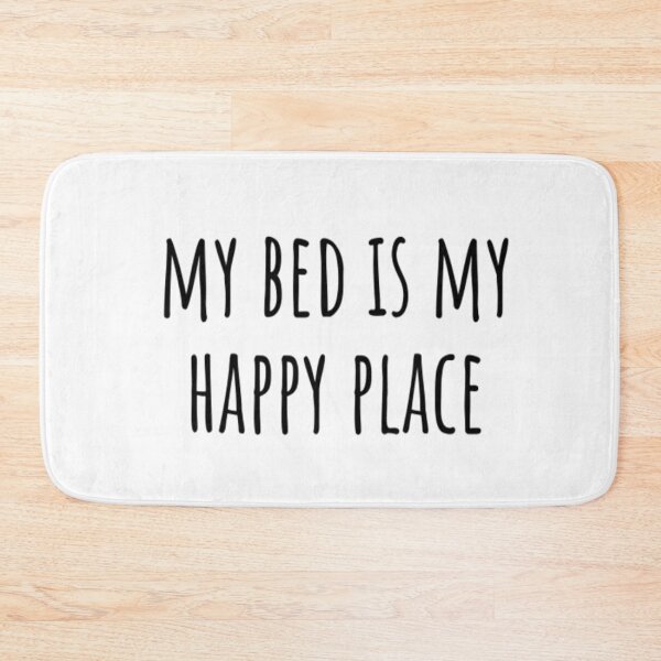 Item preview, My Bed Is My Happy Place designed and sold by CatMonkStudios.