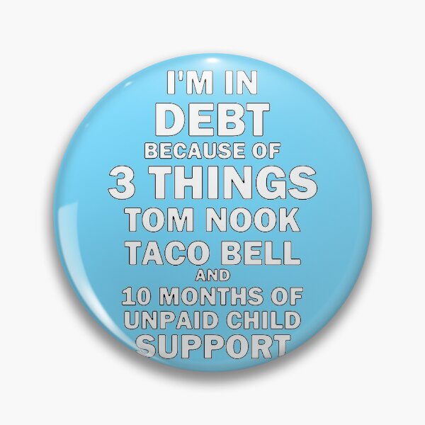 Item preview, I'm in Debt Because of 3 Things designed and sold by bebopboop.