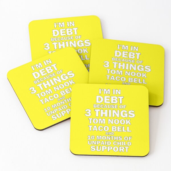 Item preview, I'm in Debt Because of 3 Things designed and sold by bebopboop.