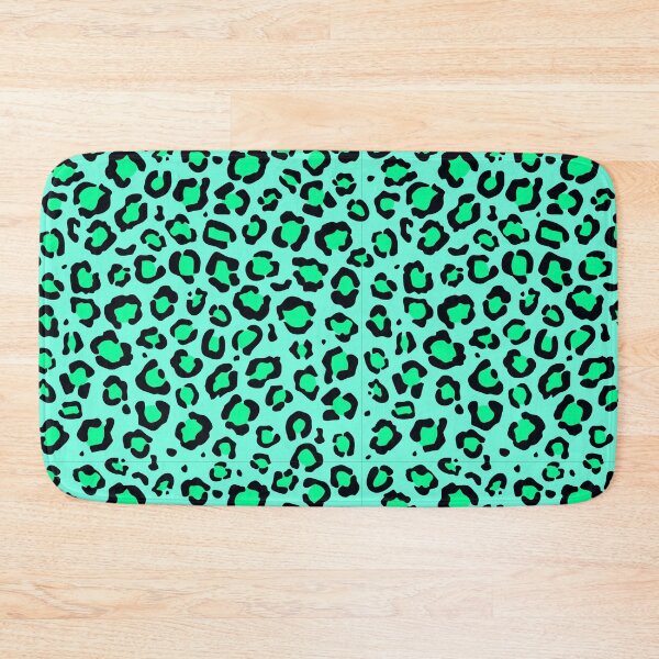 Item preview, Blue Green Leopard Print Pattern designed and sold by MyTribePatterns.
