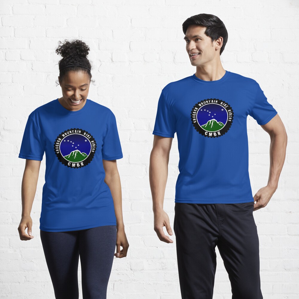 Chugach Mountain Bike Riders Active T-Shirt