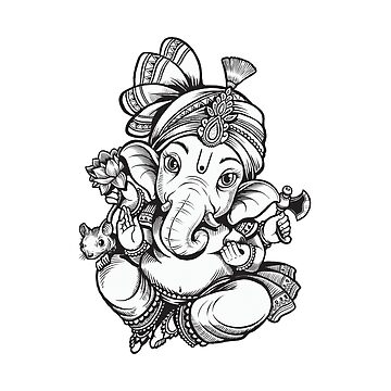 Illustration Little Cartoon Ganesha Coloring Book Stock Vector (Royalty  Free) 493387354 | Shutterstock