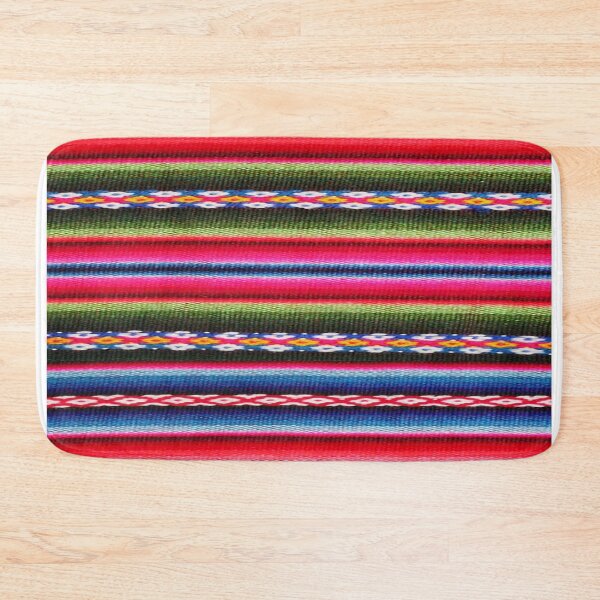 Item preview, Mexico Guatemala Peru Maya Aztec Colorful Fabric  designed and sold by hispanicworld.