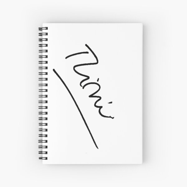 Autographe / Signature TINI Cahier à spirale