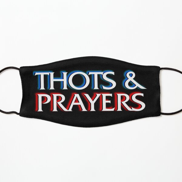 Thots and Prayers - Special Victims Edition Kids Mask