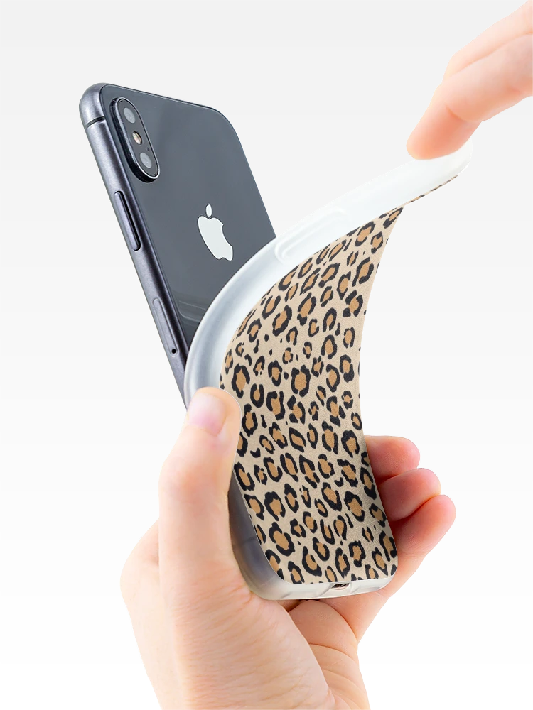 Thumbnail 4 of 5, iPhone Case, Leopard Print Pattern designed and sold by MyTribePatterns.