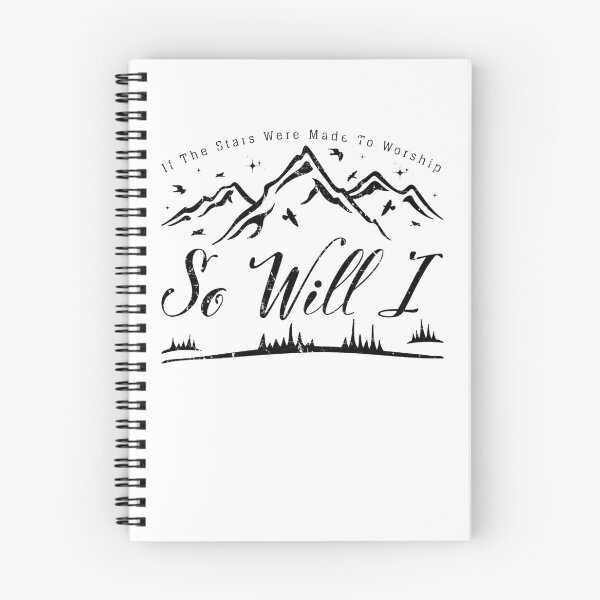 Item preview, If The Stars Were Made To Worship So Will I Christian Song Lyrics designed and sold by Maria Nash.