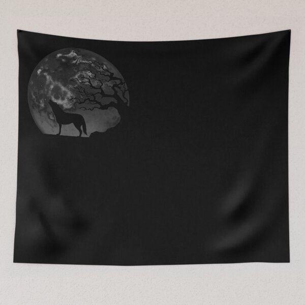 Item preview, wolf and night  designed and sold by Eldad Alemu.