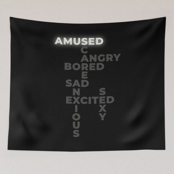 Item preview, “Amused” - Giggles’ Mood Shirt (Black) - Westworld Season 3 designed and sold by betterchemicals.