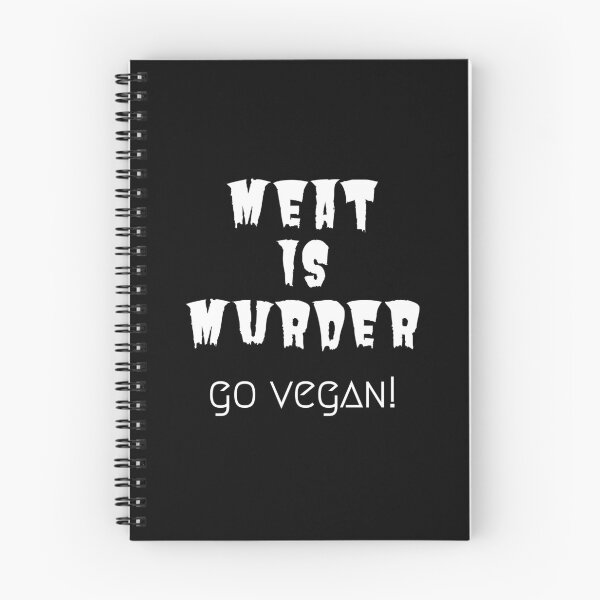 Item preview, Meat is Murder - Go Vegan! designed and sold by EarlessPierre.
