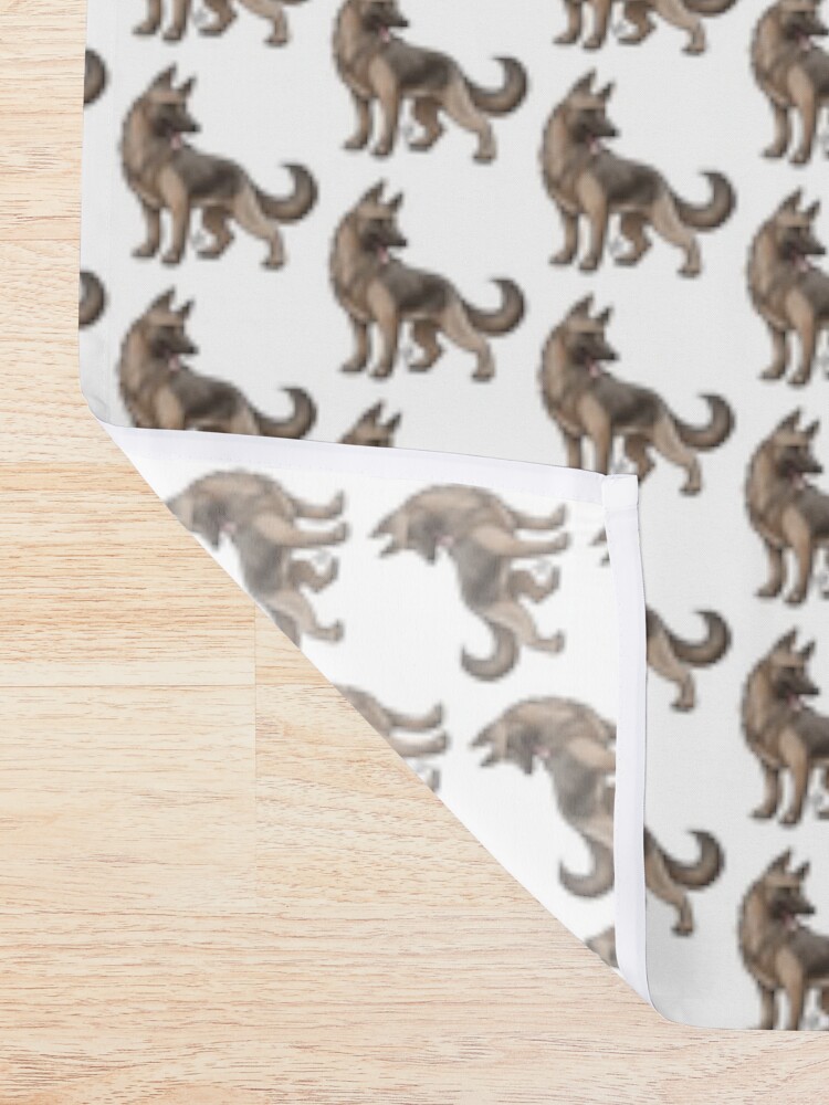 Alternate view of German Shepherd - Black and Tan Shower Curtain
