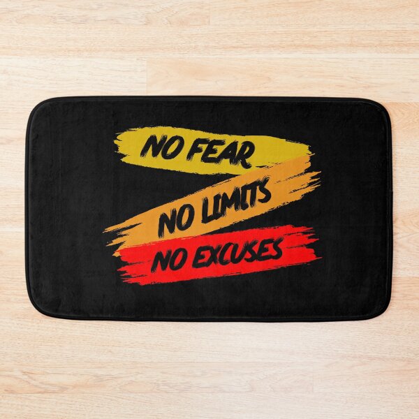 Item preview, No Fear No Limits No excuses designed and sold by KunKhalil.