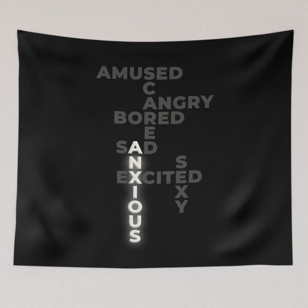 Item preview, “Anxious” - Giggles’ Mood Shirt (Black) - Westworld Season 3 designed and sold by betterchemicals.