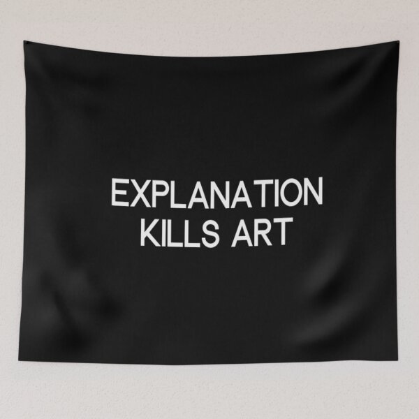 Item preview, Explanation Kills Art designed and sold by CatMonkStudios.