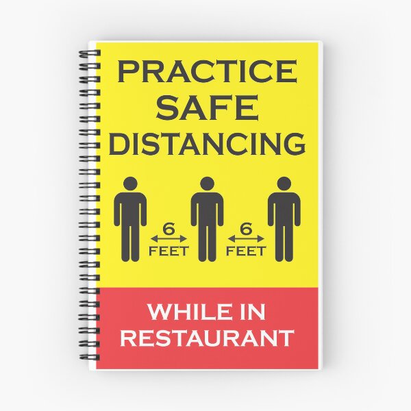 Item preview, Practice Safe Distance In Restaurant designed and sold by dhajr.