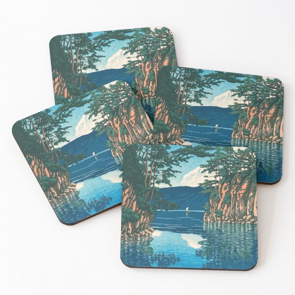 Item preview, Lake Towada - Kawase Hasui - Japanese Art designed and sold by tsubadesigns.