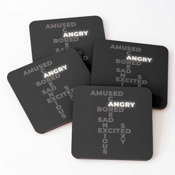 Item preview, “Angry” - Giggles’ Mood Shirt (Black) - Westworld Season 3 designed and sold by betterchemicals.