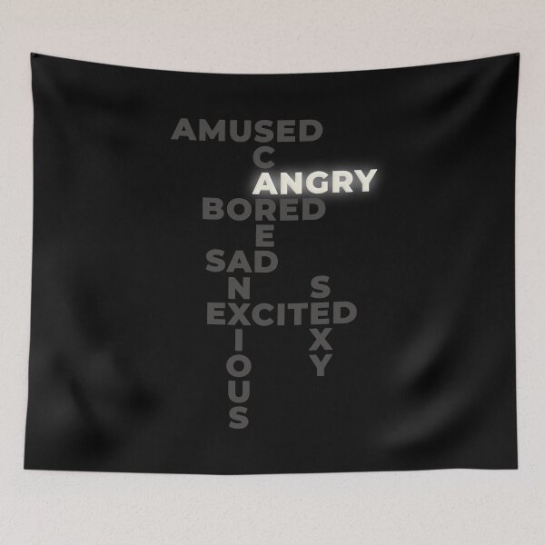 Item preview, “Angry” - Giggles’ Mood Shirt (Black) - Westworld Season 3 designed and sold by betterchemicals.