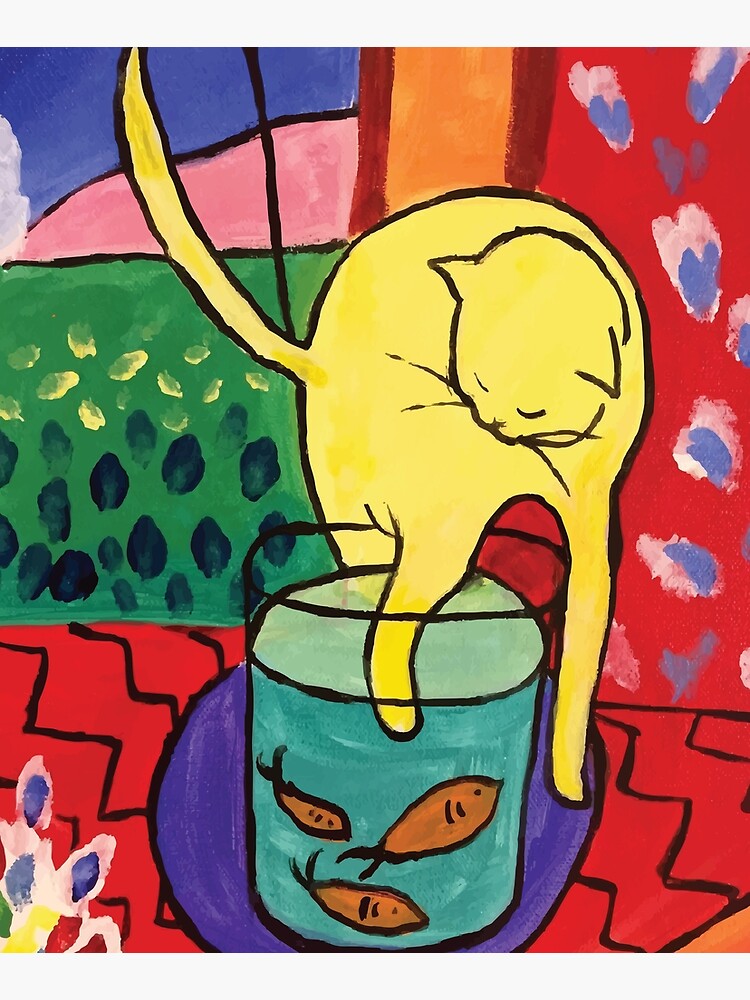 Lámina montada «Henri Matisse El gato