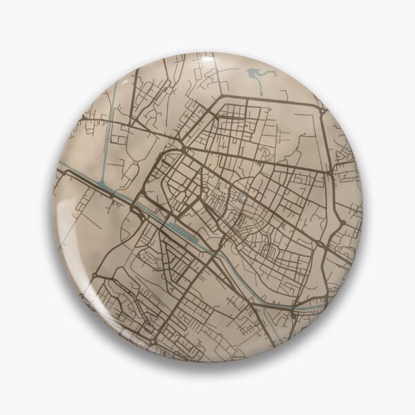 Item preview, Ferrara Sepia Map designed and sold by CPTVDesign.