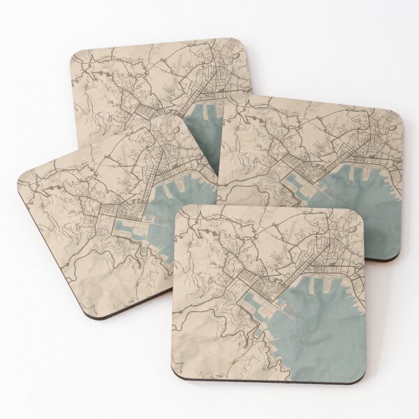 Item preview, La Spezia Sepia Map designed and sold by CPTVDesign.