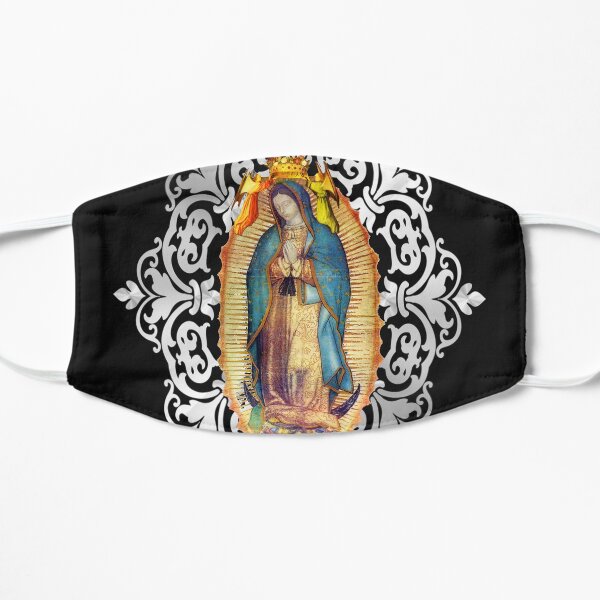 Our Lady of Guadalupe Mexico Mexican Virgen Virgin Pro Life Mexico Silver 108 Mask