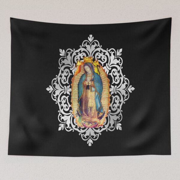 Item preview, Our Lady of Guadalupe Mexico Mexican Virgen Virgin Pro Life Mexico Silver 108  designed and sold by hispanicworld.