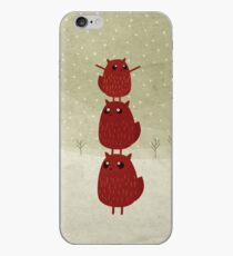 Stacked squirrel iPhone Case