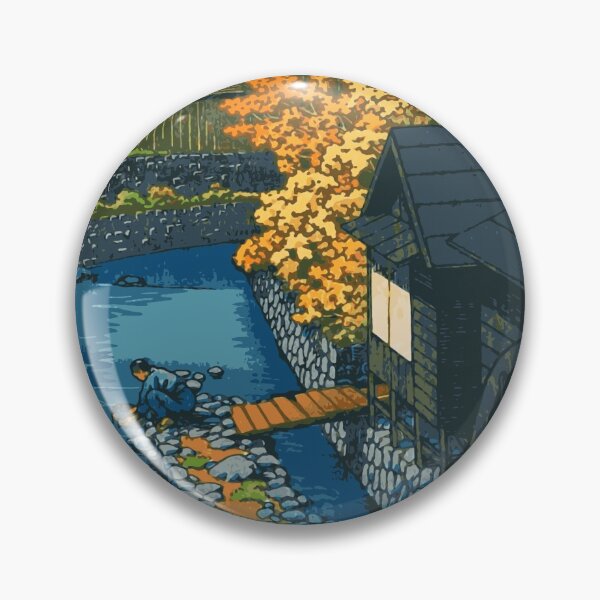 Item preview, Kawanishi Village, Tochigi Prefecture - Kawase Hasui - Japanese Art designed and sold by tsubadesigns.